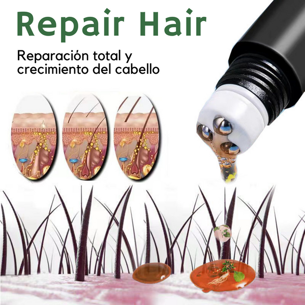 Repair Hair® Reduce la caída del cabello en un 95% y acelera el crecimiento 10 veces ( PAGUE 1 RECIBA 2 )