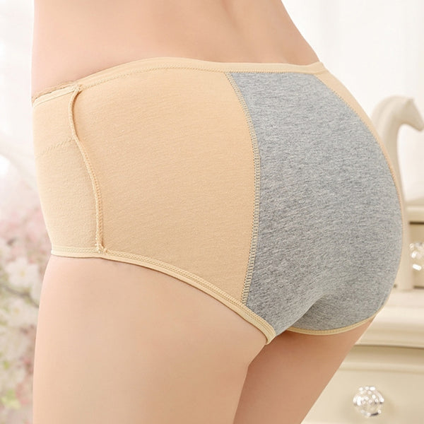 Pantys Panties Bragas Cucos Menstruales 4 Capas Absorbentes Color Gris